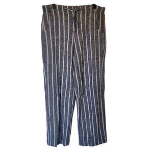 Definitions by D. Jeans Linen striped pants Size M